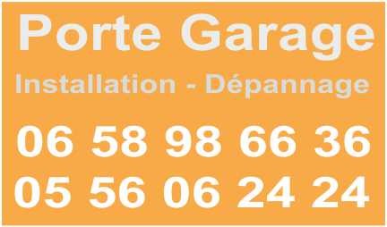 contact dépannage porte de garage