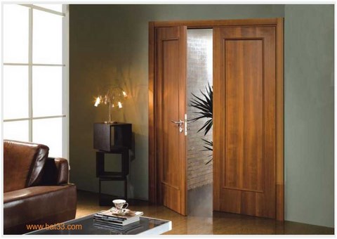 double porte bois interieur